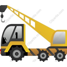 Yellow Construction Crane