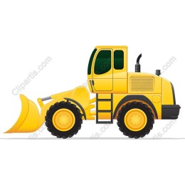 Vibrant Yellow Loader