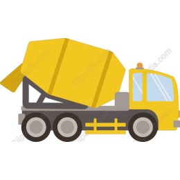 Yellow Cement Mixer