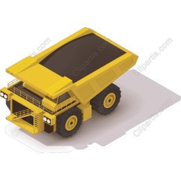 Heavy-Duty Yellow Dump Truck