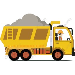 Vibrant Dumper Truck