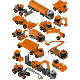 Construction Vehicle Clipart Bundle