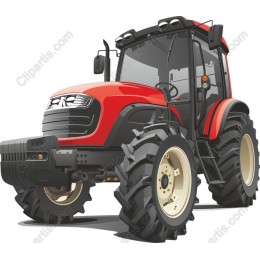 High-Quality Red Tractor
