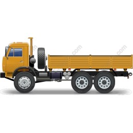 Heavy-Duty Yellow Truck
