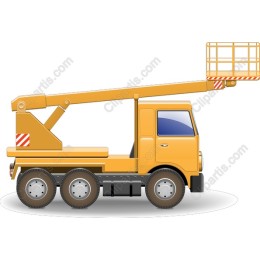 Articulated Boom Lift Truck