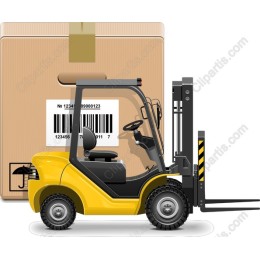 Yellow Forklift - and