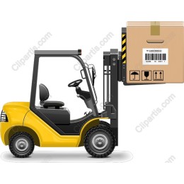 Yellow Forklift