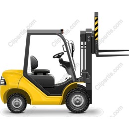 Yellow Forklift