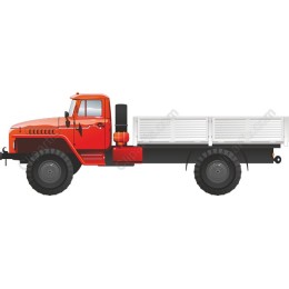 Vintage Orange Truck