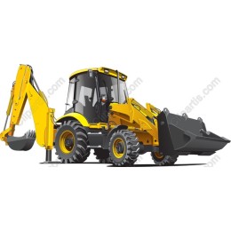 Excavator in and