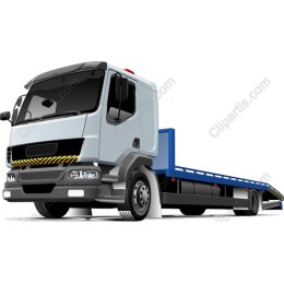 Modern Flatbed Truck