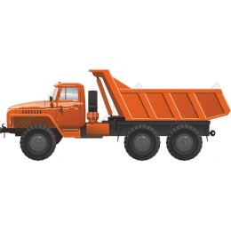 Orange Dump Truck