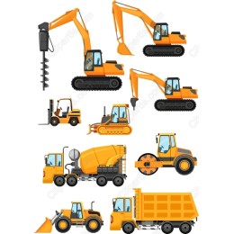 Construction Vehicles Bundle