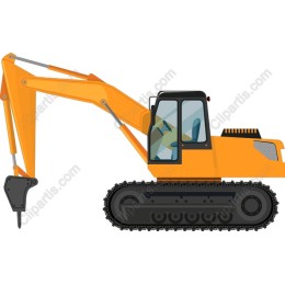 Excavator in and
