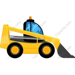 Yellow Skid Steer Loader