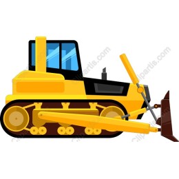 Colorful Bulldozer