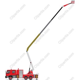 Fire Truck with Extendable Ladder