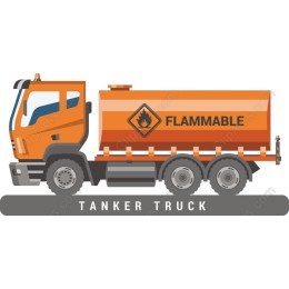 Flammable Tanker Truck