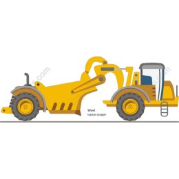 Wheel Tractor Scraper