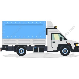 Modern Delivery Truck