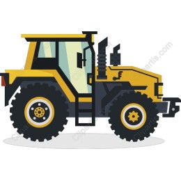 Heavy-Duty Yellow Bulldozer