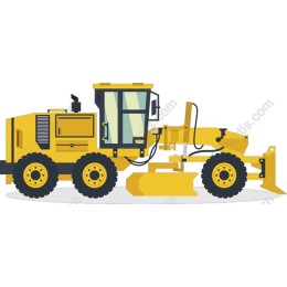 Yellow Road Grader