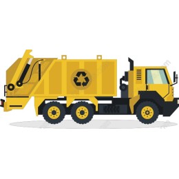 Vibrant Recycling Truck