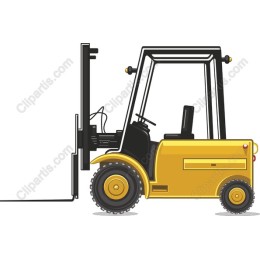 Yellow Forklift