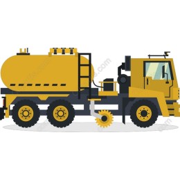 Yellow Industrial Truck