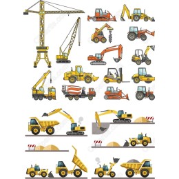 Construction Vehicles Set
