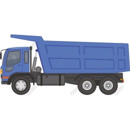 Blue Dump Truck