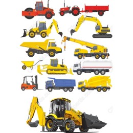 Construction Vehicles Bundle