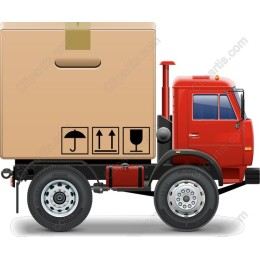 Vivid Delivery Truck