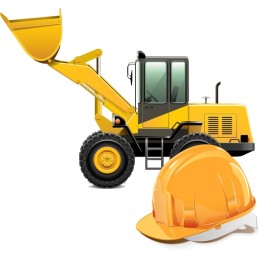 Excavator and Safety Helmet