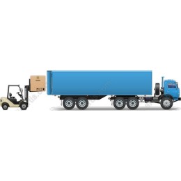 Forklift and Truck