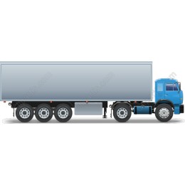 Premium Blue Truck
