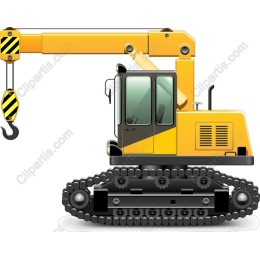 Heavy-Duty Yellow Crane