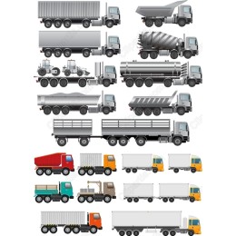 Truck Bundle - Clipart Set