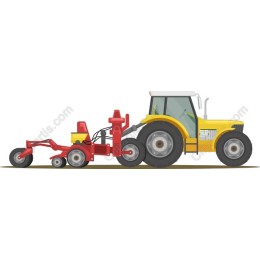 Tractor and Agricultural Implement