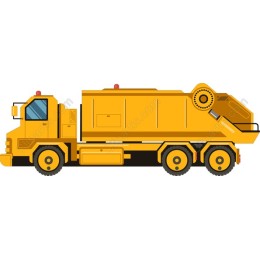 Yellow Construction Truck