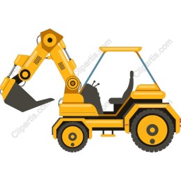 Premium Yellow Backhoe