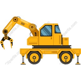 Premium Yellow Construction Crane