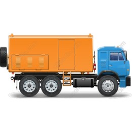 Vibrant Utility Truck