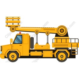 Vibrant Crane Truck