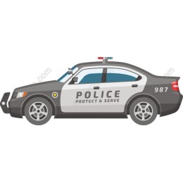 Police Car: Protect & Serve