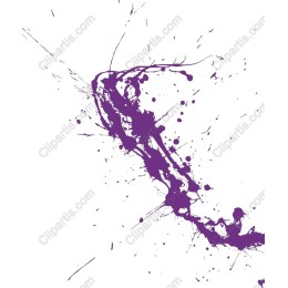 Purple Paint Splash