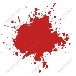 Dynamic Red Paint Splash
