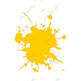 Vibrant Yellow Paint Splash
