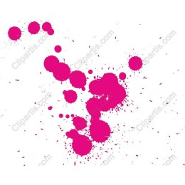 Vibrant Pink Paint Splash
