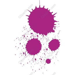 Purple Ink Splash